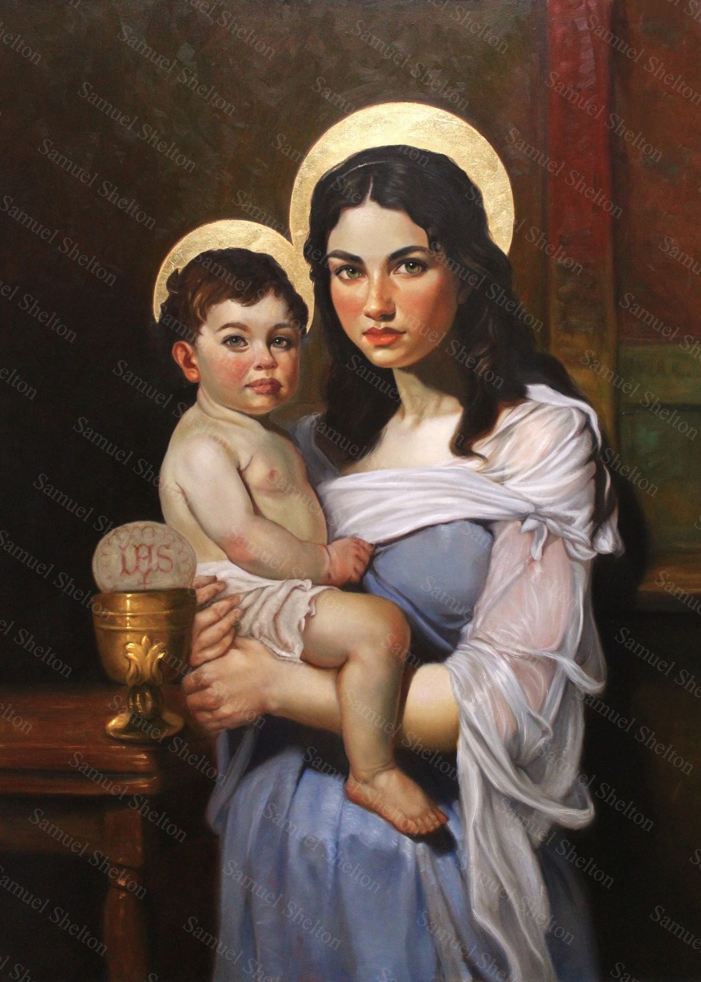 Madonna & Child Of The Eucharist Magnet